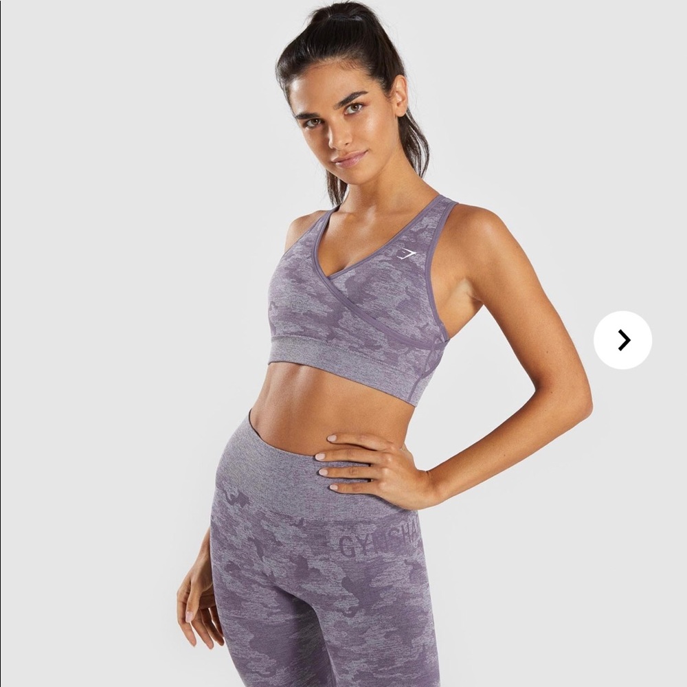 Gymshark Camo Sports Bra